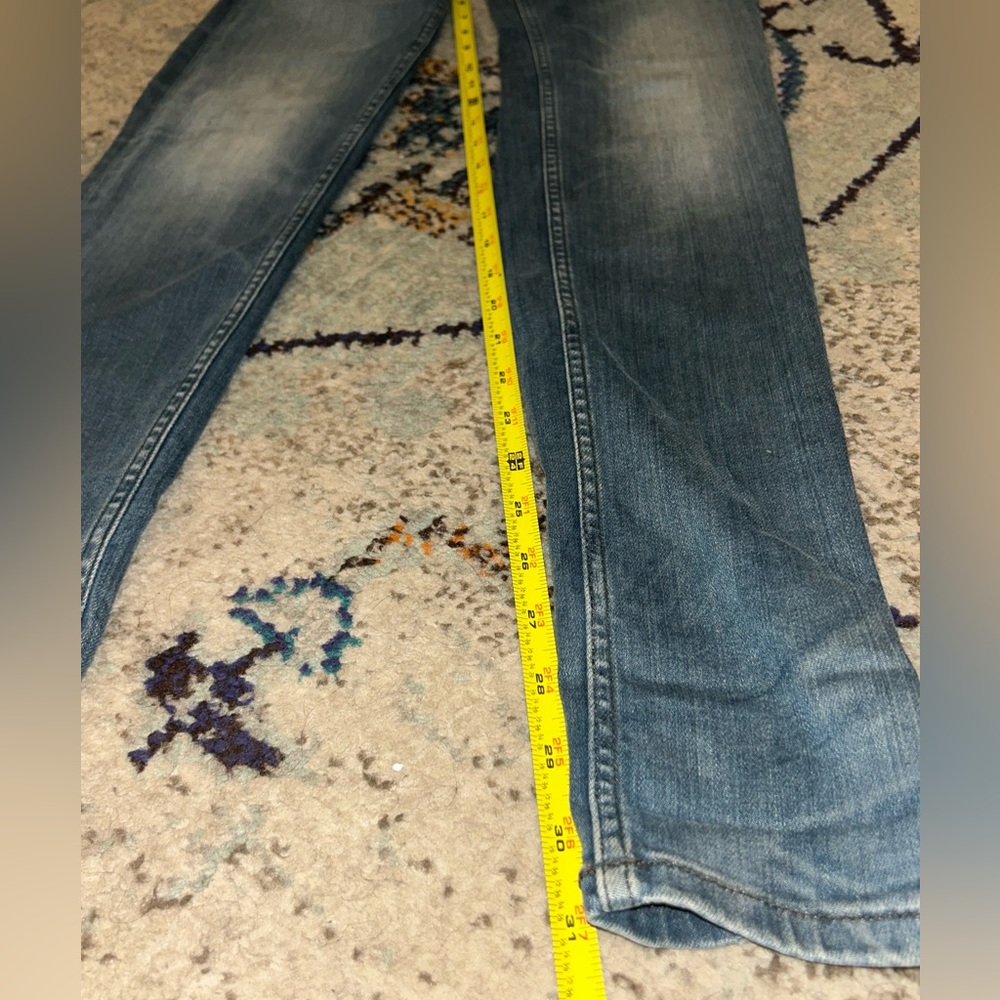 IRO Kim Faded‎ Blue Mid Rise Jeans Size 28 - Picture 7 of 9
